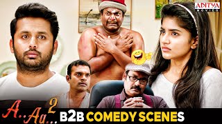 "A Aa 2" Movie B2B Comedy Scenes || Nithiin || Megha Akash || Ashu Reddy || Aditya Movies