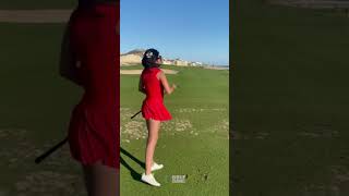 Amazing Golf Swing you need to see | Golf Girl awesome swing | #golf  #shorts Cindy Estrada