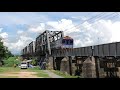 state railway of thailand fantastic wang river bridge lampang northern thailand railcar crossing