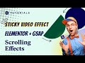 How to Automate Your Videos! Play on Scroll with GSAP (Elementor Tutorial)