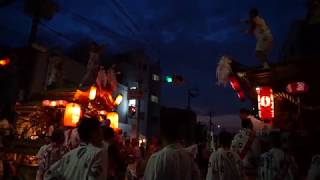 平成29年東大阪市長瀬神社夏祭り地車宮入4