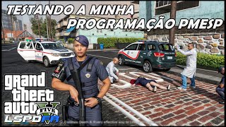 🔴AO VIVO🔴TESTANDO A MINHA PROGRAMAÇÃO - LSPDFR GTA 5✅⭐️⭐️⭐️⭐️⭐️