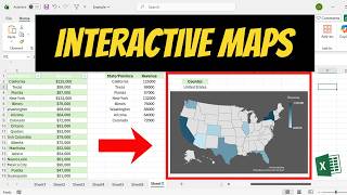 How To Make Interactive Map Charts In Excel