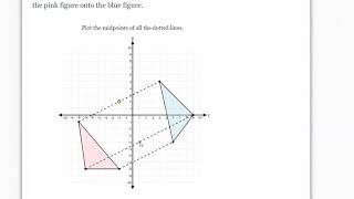 Finding the Line of Reflection algebraically (Delta Math)