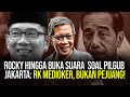 ROCKY HINGGA BUKA SUARA SOAL PILGUB JAKARTA: RK MEDIOKER, BUKAN PEJUANG!!