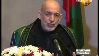 Newsfirst_You are placed in the right place to do well with regards to human rights -- Hamid Karzai