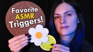 ASMR Favorite Triggers For Sleep 😴 Whispers, Tapping, Brushing, Gloves, Cork, Glass, Crinkles, Lids