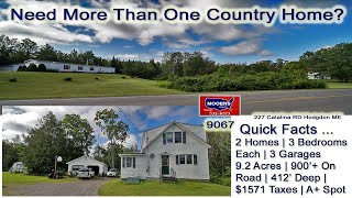 SOLD! Two Maine Homes For Sale Video | Maine Real Estate MOOERS REALTY