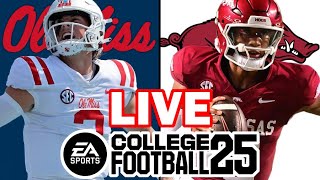 Ole Miss at Arkansas - 11/2/24 Simulation (EA College Football 25)