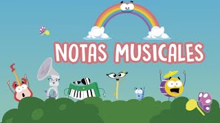 Do-Re Mundo Español - Notas Musicales [dibujos animados]