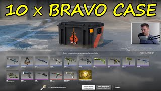 OTWORZYŁEM 10 BRAVO CASE w CS2 vs na csgoskins! | Mervo