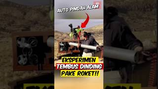 Eksperimen Pembuktian Tembus Dinding Dengan Kecepatan Supersonik‼️