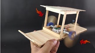 How to make a Boat from Popsicle Sticks
