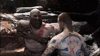 Kratos vs Baldur but Free Bird is blasting whenever they fight