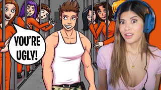 I was the ONLY Boy in a GIRLS PRISON (True Animated Story Reaction)