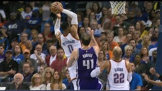 Russell Westbrook with the HUGE Transition Slam l March 18, 2017