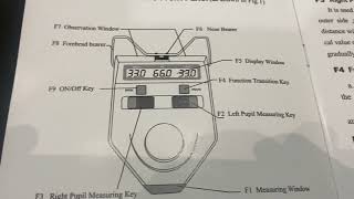 How To Use H Digital PD Pupilometer for Eye Testing Pupil distance working setting using Abron Hindi