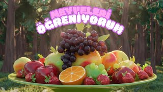 Meyveleri Tanıyalım - Çocuklar İçin Eğlenceli ve Öğretici Video 🍎🍌🍇