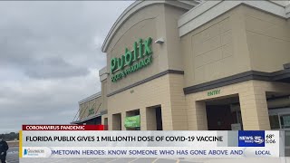 VIDEO: Florida Publix gives 1 Millionth dose of COVID-19 vaccine