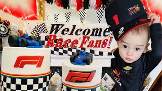 Jackson’s Formula 1 Birthday! | Playtime for #kids #toddlers | @busydayadventures