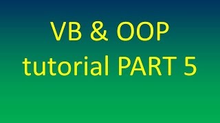 class and user define function in visual basic 2010