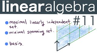 The basis of a vector space part 2 -- Abstract Linear Algebra 11