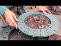 90 Year Old Man Repair Clutch Plate  Amazing Restoration Old Truck Clutch Plate #restoration