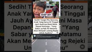 Tangis pilu seorang anak yg harus di tinggal jauh ayahnya demi masadepan keluarga#ayah #anak