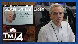 Long-time TMJ4 team member Sean O'Flaherty honored with NATAS Gold Circle induction