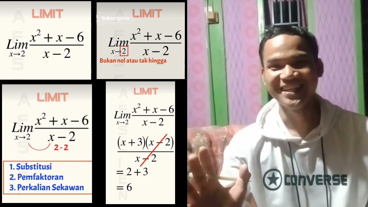 Cara Cepat Mencari Limit Aljabar - YouTube