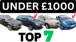 7 Best CHEAP and RELIABLE Cars For UNDER £1000 | Car Reviews