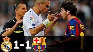 Real Madrid vs FC Barcelona 1-1 Goals and Highlights with English Commentary 2010-11 HD 720p