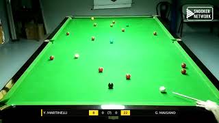 SAVONA BILLIARDS CLUB - REG. FIBIS LIGURIA CAT. A 2020/21 - Y. MARTINELLI vs G. MAISANO