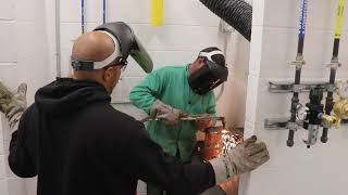 Northland Welding Student