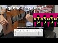 Bling-Bang-Bang-Born by Creepy Nuts (MASHLE) (EASY Guitar Tab)