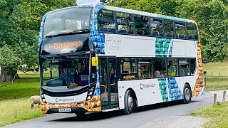 Hulleys Of Baslow 100 Years Open Day At Chatsworth House With Stagecoach Bus Manchester 10428