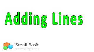 Small Basic || Adding lines with the shapes object