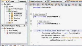 NetBeans 99 Sec, UML: Development Using Reverse Engineering