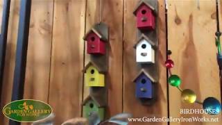 Birdhouses at Garden Gallery