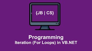 Iteration (For Loops) In VB.Net