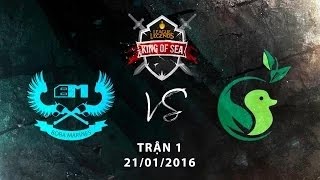 BM vs KG [KingOfSea 2016] [Trận 1][21.01.2016]