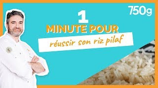 1 min pour... Réussir le riz pilaf - 750g