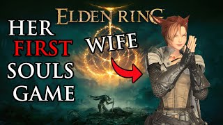 🔴 CAN MY WIFE BEAT HER FIRST SOULS LIKE GAME? 🔴