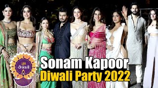 Sonam Kapoor GRAND Diwali Party 2022 Jhanvi Kapoor, Malaika Arjun Kapoor, Kriti Sanon, Varun Dhawan