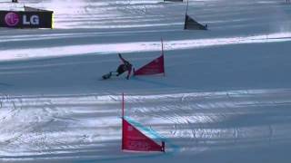 Marianne Leeson at Telluride WC PGS  snowboard race 2011