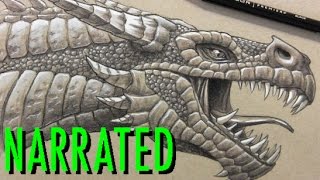 How to Draw a Dragon's Head: Shading & Details