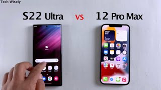 SAMSUNG S22 Ultra vs 12 Pro Max | SPEED TEST