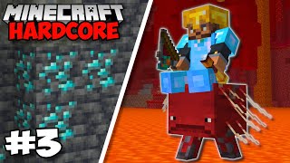Conquering THE NETHER & Crazy DIAMOND Luck! - Minecraft 1.18 Hardcore (#3)