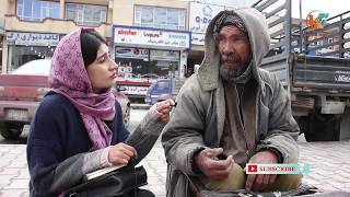 کمک با کار گران و کراچی وان های روی سرک / Helping the street working men