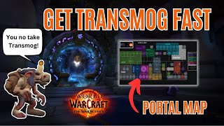 Collect Transmog in the War Within Prepatch with this Portal Map